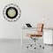 Quickway Imports Vintage Roman Numerical Wall Clock with Black Metal Leaf Design Frame, for Dining, Living Room QI004254 - alternate 2